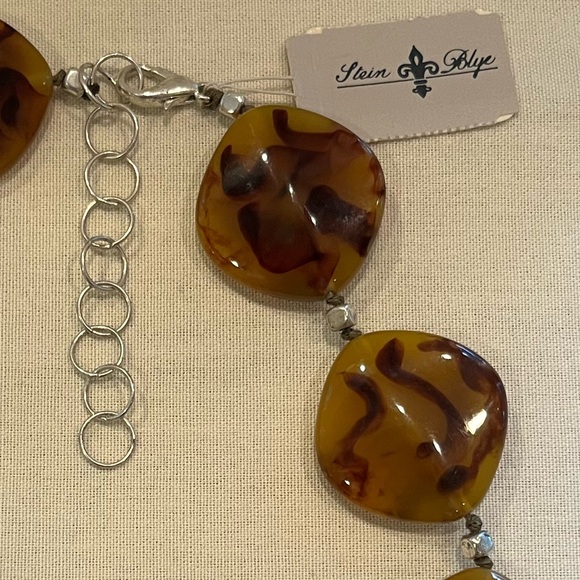 Stein Blye Stone Choker Necklace, NWT - Picture 5 of 16